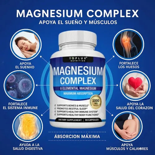 MAGNESIUM COMPLEX DE MÁXIMA ABSORCIÓN