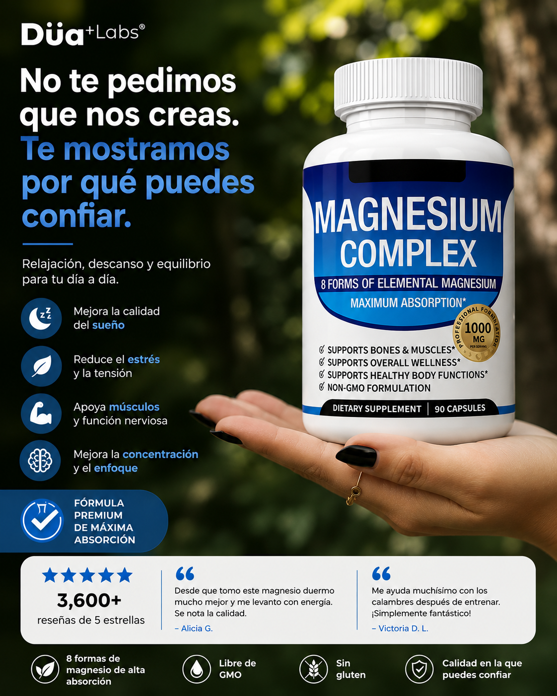 MAGNESIUM COMPLEX DE MÁXIMA ABSORCIÓN